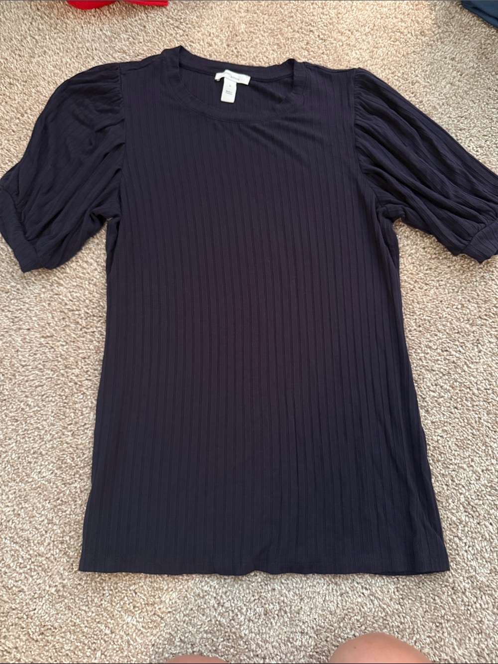 Daily Ritual womens ribbed blouse